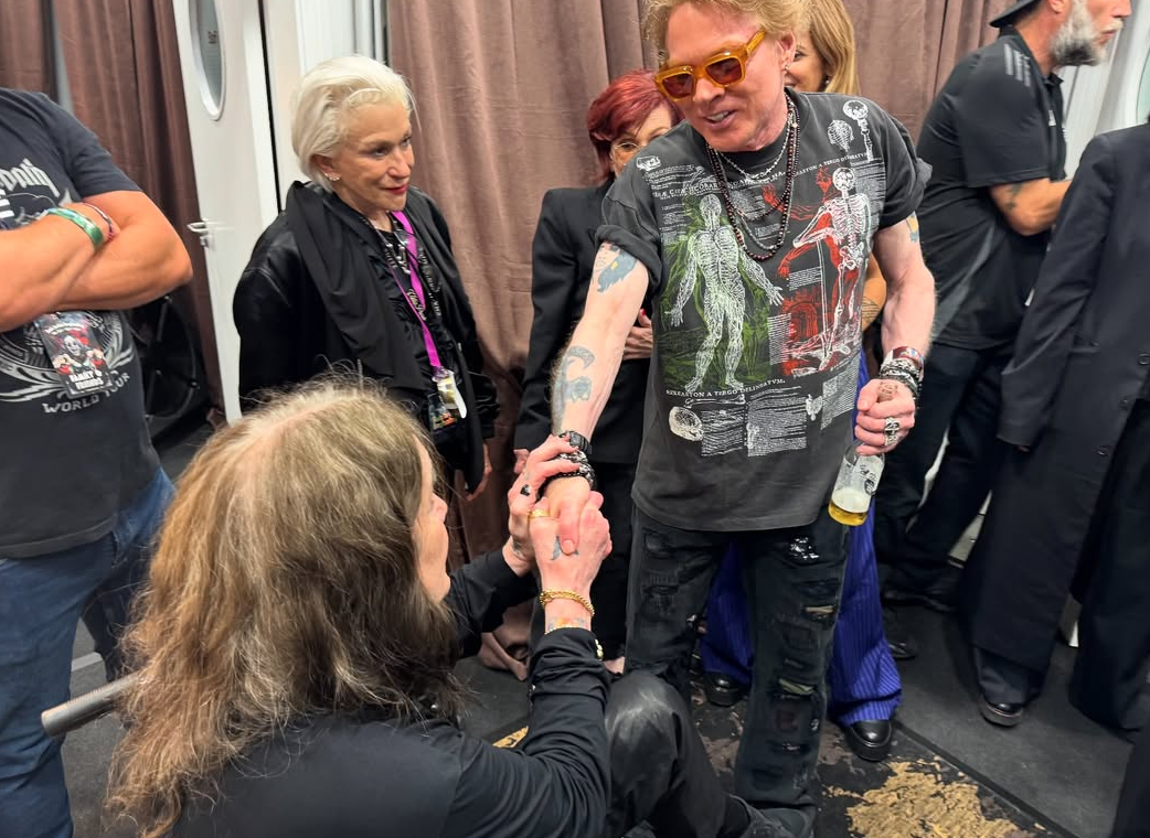 Ozzy Meets Axl for the First Time at Sabbath's Final Show: "At My Age, You Don't Get to Meet Many Legends"