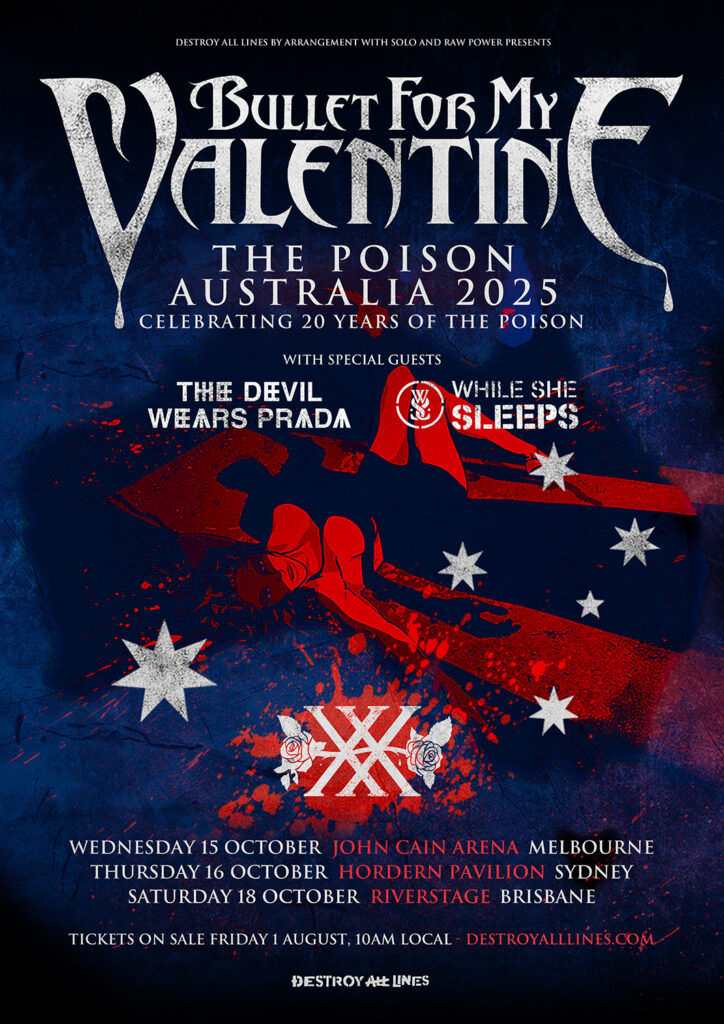 Bullet For My Valentine | The Poison | 2025 Australian Tour