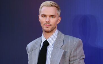 LONDON, ENGLAND - JULY 02: Nicholas Hoult attends the "Superman" Fan Event at Cineworld Leicester Square on July 02, 2025 in London, England. (Photo by Neil Mockford/Filmmagic)