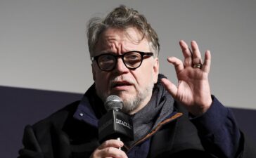 Guillermo del Toro speaks on a panel at Deadline Contenders Film: Los Angeles held at the Directors Guild of America on November 15, 2025 in Los Angeles, California. (Photo by Jesse Grant/Deadline via Getty Images)
