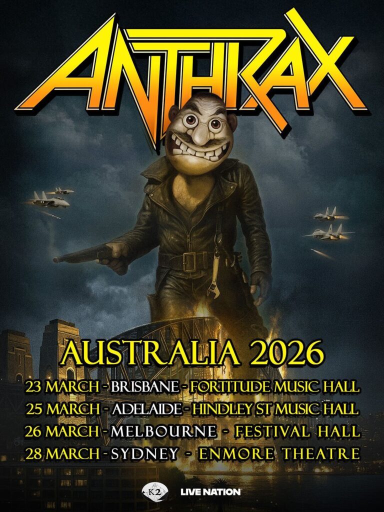 Anthrax | 2026 Australian tour dates