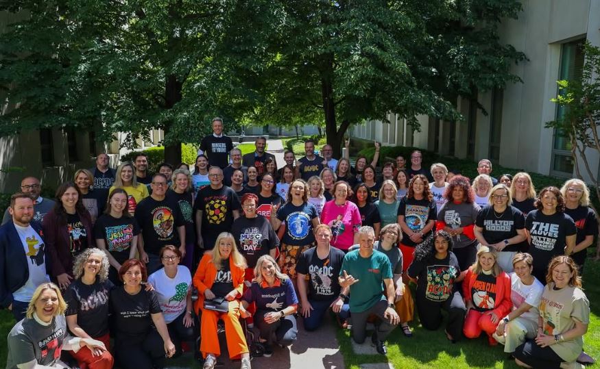 Ausmusic shirt day | Photo credit - jess.teesdale