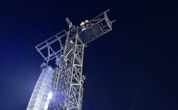 Man climbs tower at Metallica Perth concert