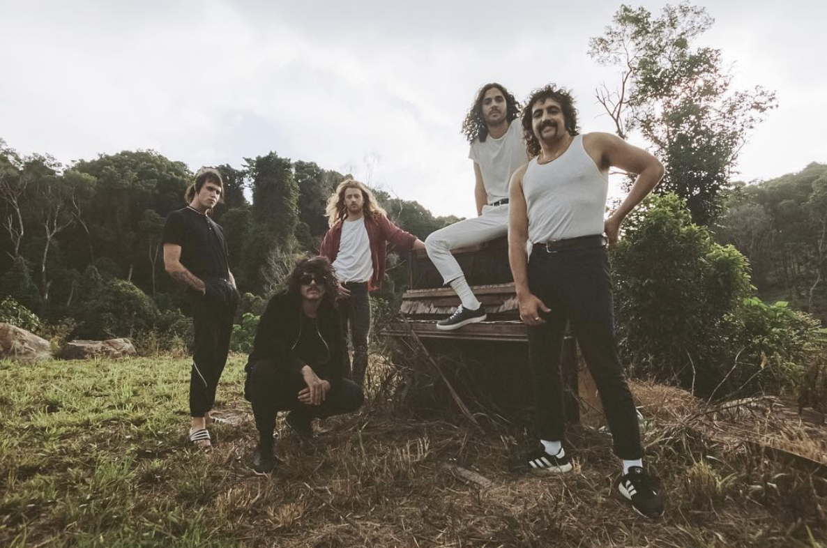 Sticky Fingers in the studio during the 2018 comeback era