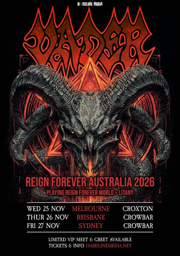 Vader Australian Tour 2026