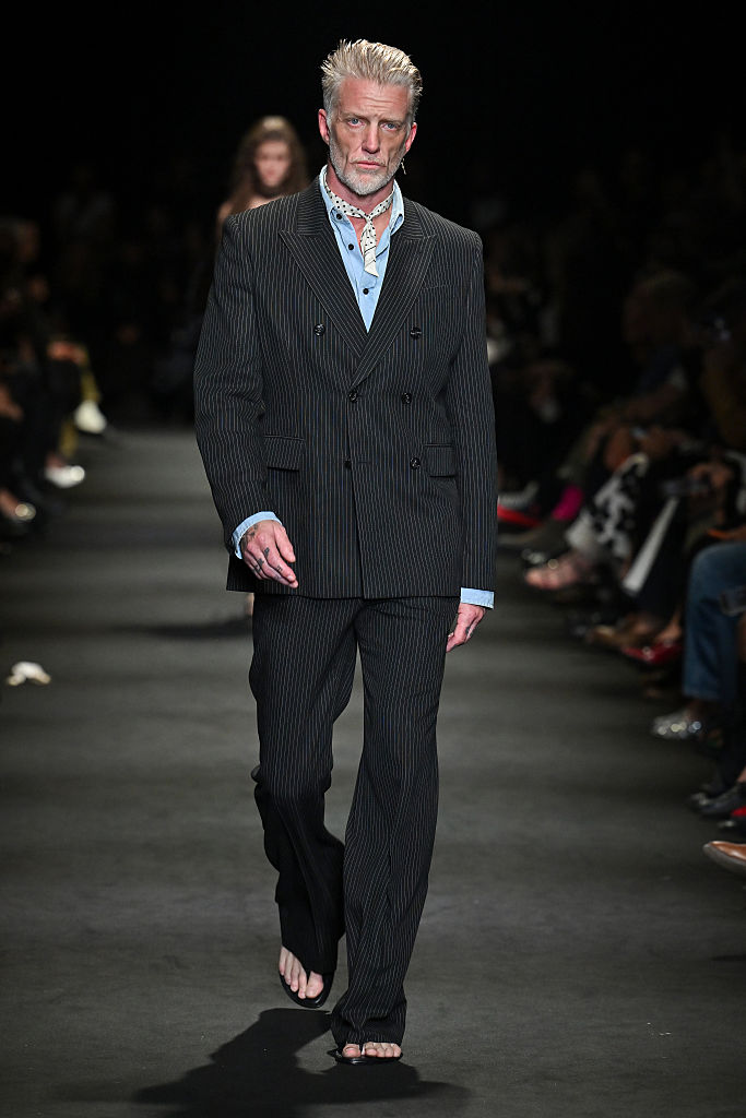 Josh Homme walks the Ann Demeulemeester runway at Paris Fashion Week, October 2026