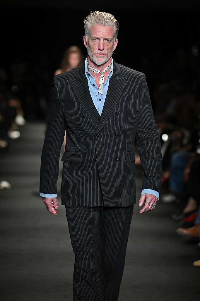 Josh Homme walks the Ann Demeulemeester runway at Paris Fashion Week, October 2026