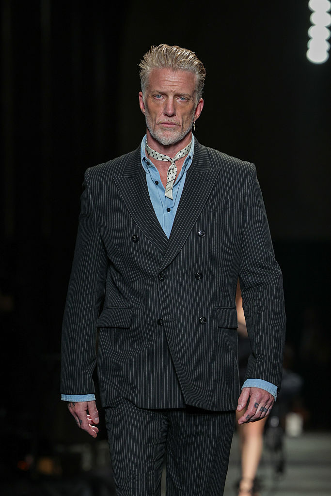 Josh Homme walks the Ann Demeulemeester runway at Paris Fashion Week, October 2026