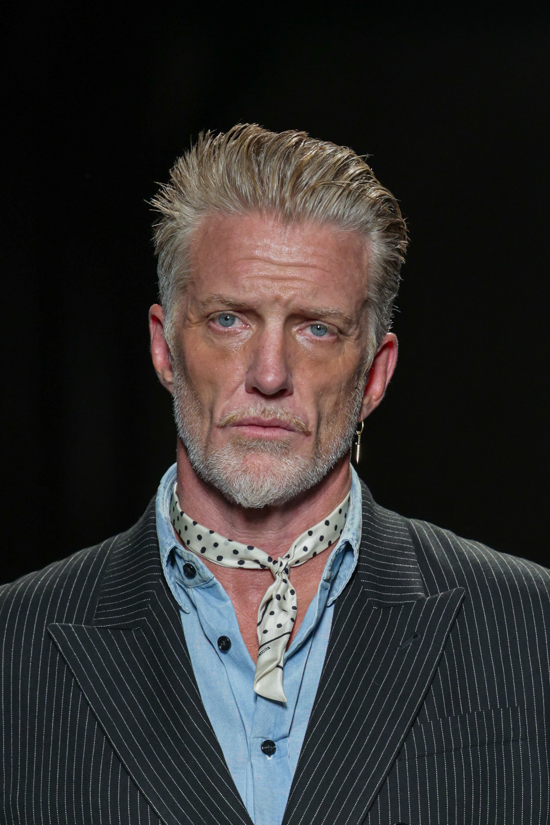 Josh Homme walks the Ann Demeulemeester runway at Paris Fashion Week, October 2026