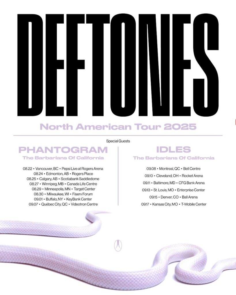 deftones tour 2025