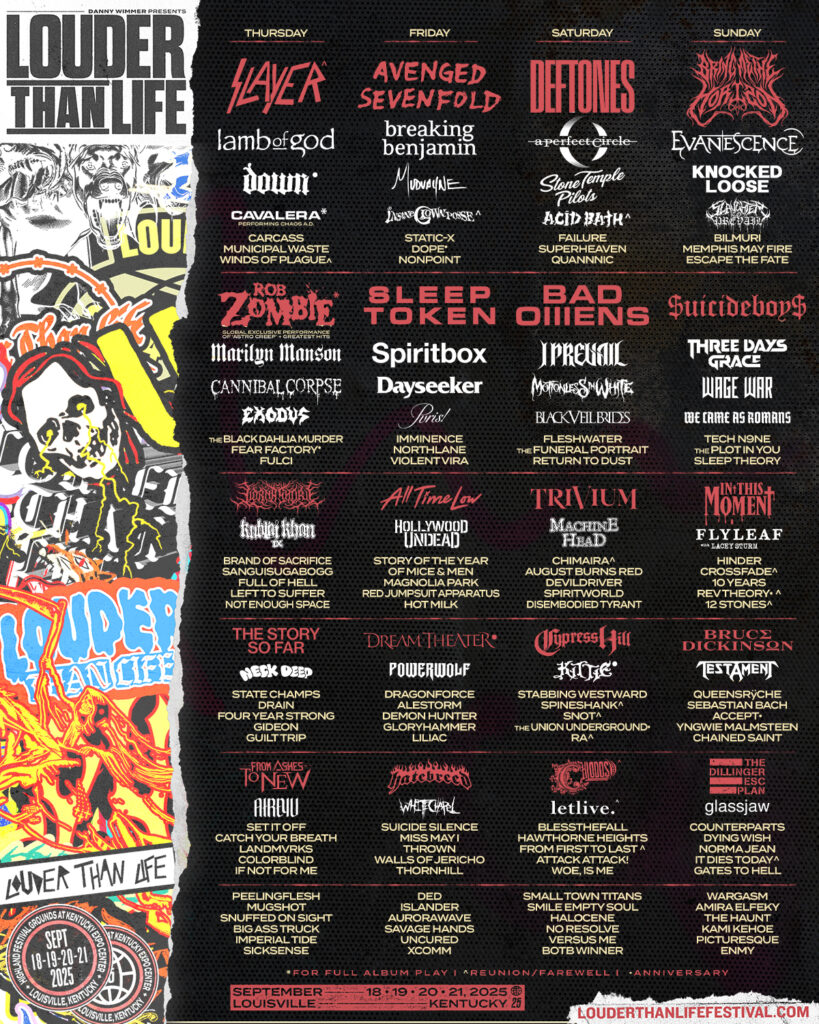 Louder Than Life 2025 Line Up