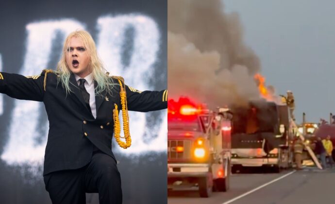 Kim Dracula Escapes Tour Bus Blaze In Texas