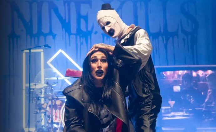 Rhea Ripley | Art The Clown | Photo - Jeremy Saffer