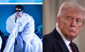 Bad Bunny | Donald Trump | Photo Credit: Monica Schipper/Getty Images, Win McNamee/Getty Images