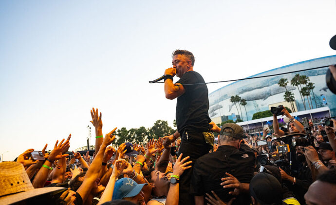 Tim McIlrath of Rise Against | Photo credit - Scott Dudelson (Getty Images)